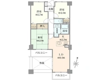 【兵庫県/尼崎市南武庫之荘】フォルザ武庫之荘 間取り図