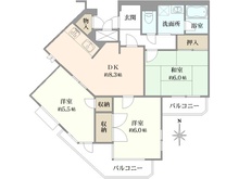 【兵庫県/尼崎市東園田町】プチ東園田 間取り図