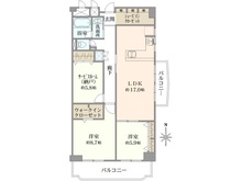 【兵庫県/西宮市寿町】ローズハイツ夙川 間取り図