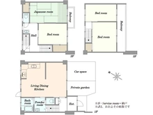 【千葉県/習志野市屋敷】屋敷タウンハウス9号棟 間取り図