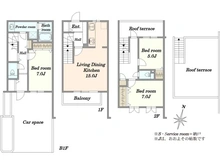 【千葉県/佐倉市南ユーカリが丘】コラボハウス・南ユーカリが丘8街区 間取り図