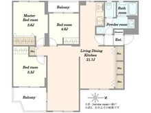 【千葉県/習志野市秋津】秋津第一団地1-2-5 間取り図