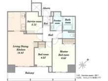 【千葉県/千葉市美浜区高浜】ウインズタウン稲毛海岸 1番館 間取り図