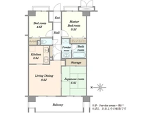 【千葉県/千葉市中央区祐光】ロイヤルステージ東千葉 間取り図