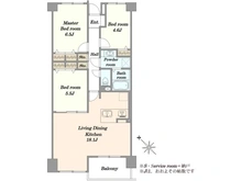 【埼玉県/桶川市西】ウィズ桶川リエンテ 間取り図