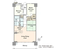 【千葉県/千葉市美浜区稲毛海岸】 プラウドシティ稲毛海岸レジデンスII 間取り図