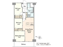 【埼玉県/草加市草加】ウインザーハイム草加 間取り図