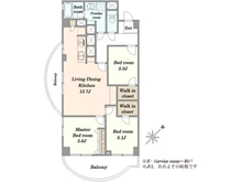 【千葉県/千葉市稲毛区小仲台】イトーピア稲毛マンション 間取り図