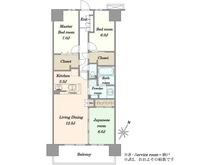 【千葉県/印西市武西学園台】ガーデンゲート千葉ニュータウン中央 イースト 間取り図