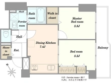 【千葉県/習志野市津田沼】ライオンズマンション津田沼 間取り図