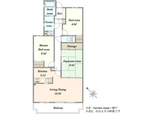 【千葉県/千葉市緑区おゆみ野南】おゆみ野ハイムB棟 間取り図