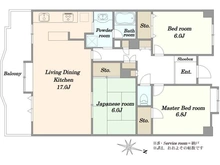 【千葉県/千葉市若葉区東寺山町】グランボア千葉ウイングアリーナ 間取り図