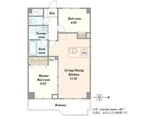 【千葉県/千葉市中央区浜野町】カザベーラ浜野 間取り図