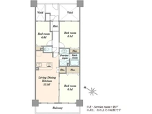 【千葉県/千葉市中央区本町】ダイアパレス千葉美術館 間取り図