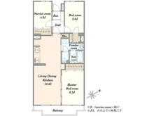 【千葉県/習志野市藤崎】ロイヤルプラザ津田沼 間取り図