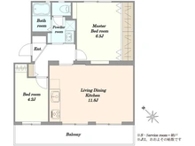 【千葉県/千葉市美浜区高洲】高洲二丁目住宅 6-15号棟 間取り図