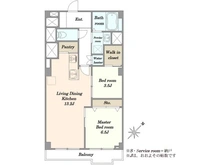 【千葉県/千葉市中央区末広】本千葉末広ハイツ 間取り図