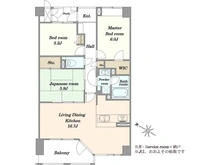 【千葉県/千葉市美浜区打瀬】パティオス 10番街 間取り図