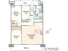 【千葉県/習志野市秋津】ヴェルデコア新習志野 間取り図
