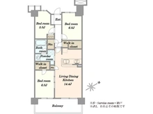 【千葉県/千葉市稲毛区園生町】 ルネサンスアリーナ稲毛 間取り図