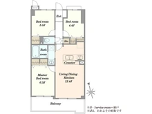 【千葉県/船橋市前原西】ライオンズガーデン東船橋 間取り図