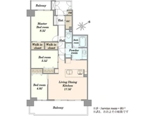 【千葉県/習志野市藤崎】パークグランディエデナブライトコート 間取り図