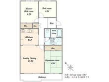 【千葉県/千葉市稲毛区園生町】コープ野村園生 間取り図