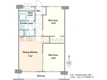 【千葉県/千葉市中央区都町】シャトードラぺ 間取り図