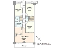 【千葉県/船橋市前原東】 ステイツ津田沼 間取り図