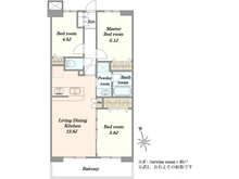 【千葉県/船橋市前原西】ライオンズマンション津田沼前原第二 間取り図