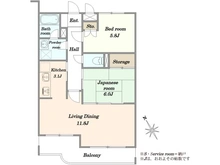 【千葉県/松戸市八ケ崎】ハイシティ馬橋 間取り図