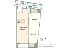 【千葉県/船橋市宮本】船橋スカイビル 間取り図