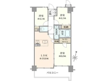【埼玉県/所沢市東所沢】シャルマンコーポ東所沢 間取り図