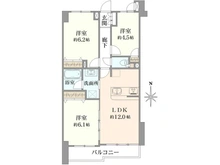 【埼玉県/所沢市大字山口】フラッツ西所沢 間取り図