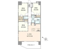 【埼玉県/所沢市元町】プレシス所沢元町 間取り図