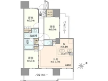 【東京都/清瀬市元町】レーベン清瀬　THE TOWER 間取り図