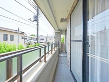 【埼玉県/川越市西小仙波町】レクセル本川越 バルコニー