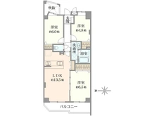【東京都/東村山市野口町】ハイホーム東村山弐番館 間取り図