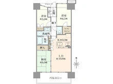 【埼玉県/所沢市東狭山ケ丘】グランビュースクエア 間取り図