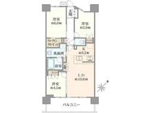 【埼玉県/さいたま市南区白幡】クレアホームズ武蔵浦和サザンアリーナ 間取り図