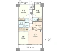【東京都/東村山市本町】セザールプラザ東村山 間取り図