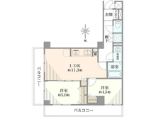 【埼玉県/川越市西小仙波町】ライオンズマンション本川越第3 間取り図