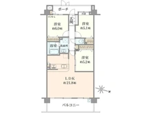 【埼玉県/新座市栗原】コスモステージひばりヶ丘アミュージア 間取り図