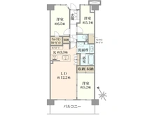 【東京都/東村山市萩山町】オハナ萩山 間取り図