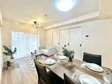 【埼玉県/新座市野火止】ライオンズマンション朝霞台南 リビング・ダイニング：扉を閉めた場合