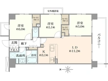 【埼玉県/戸田市大字新曽】サンクレイドル北戸田 間取り図