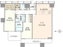 【埼玉県/さいたま市大宮区下町】グランドミッドタワーズ大宮　フォレストタワー 間取り図