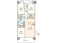 【東京都/清瀬市竹丘】コスモ・ザ・パークス清瀬の森 間取り図