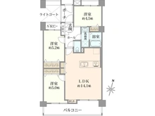 【埼玉県/狭山市富士見】アーベイン狭山ガーデンコート 間取り図
