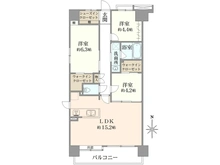 【東京都/東村山市栄町】ナイスアーバン久米川 間取り図